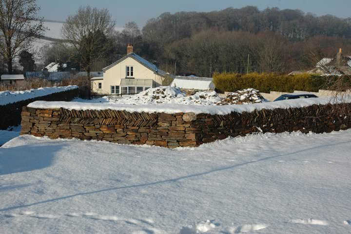 Traditional Cornish Hedge